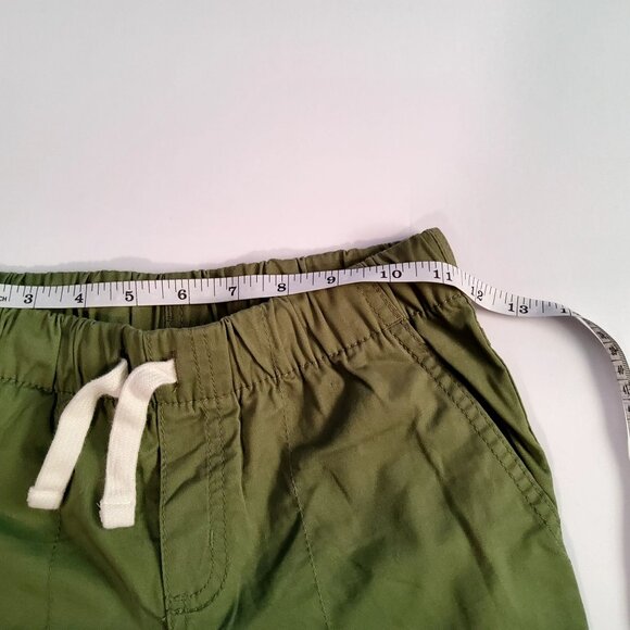 Cat & Jack Boys Green Straight Leg Pants Size 7 Elastic waistband with drawstrin - Picture 3 of 10